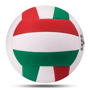 Balls Unisex Orijinal Erimiş Voleybol Topu Eva Köpük Malzeme Standart Boyut 4 Yetişkin Gençlik Kapalı Spor Eğitimi Vollyball Balon 231128