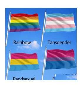 Bandeira bandeira bandeira gay 90x150cm Rainbow Things Things Pride Bissexual Lesbian Pansexual LGBT Drop Drop Home Garden Party Festive PartyFa5902720