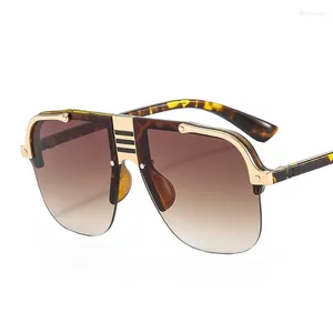 Güneş gözlüğü Zly 2023 Moda Kadın Erkekler Kalkış Gradyanları lens Metal Alaşım Çerçeve Trendi Tasarımcı Güneş Gözlükleri UV400