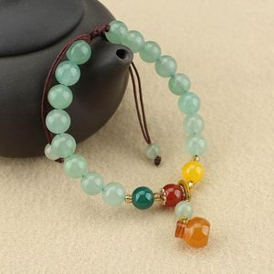 Strand High Quality Natural Stone Round Beads Bracelets & Bangles Women Jewelry Adjustable Men Bracelet