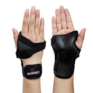 Suporte do pulso 1Pair Roller Skining Gym Skiing Guard Hand Snowboard Protection Palm Protector Crianças adultos