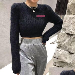 Women Sweters Woman Turtlencck Women Swater Krótki styl bluzy Lady Slim Bluet Dz dzianina Koszulka Upuść odzież DH7ph DH7ph