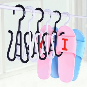 Plastskor krokar Display Rack Supermarket Slipper Hook Holder Cotton Padded Shoe Hanger