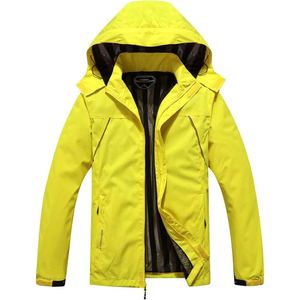 Men's parka outdoor lightweight soft shell raincoat suitable for hiking trips waterproof and rainproof jacket Size S-XXL 16GZ4