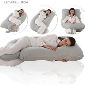 Maternity Pillows 3.1 KG Pregnancy Pillow U Shape Case Washable Pregnant Momy Full Body Pillow Removable Multifunctional Nursing Pillow Q231128