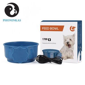 Feeding 5V USB Pet Safe Heated Water Bowl Dish Winter Outdoor Heated Pet Feed Cage Bowl for Dogs Feeder Automatic Constant Temperature