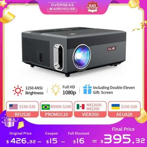 プロジェクター4K 15000Lumens LEDホームシアター用LEDプロジェクター300INCH Android 5G WiFi Full HD 1920*1080p Smart TVビデオプロジェクターQ231128