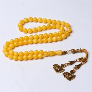 Strand 66 Prayer Beads Tasbih Resin Islamic Misbaha Round 8mm Muslim Man's Bead Ramadan Eid Gifts Rosary Tasbeeh