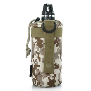 External Frame Packs 7515cm Portable Outdoor molle Tactical Accessory pockets Water Bottle Bag Kettle Nylon Pouch attached Pack annex pendant bags 230427