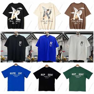 2023 Summer Mens Women Designers Represente Tshirt Loose Popular i Storbritanniens modemärken Represent Topps Shirt Graphic Printing Tees Clothes ZC155