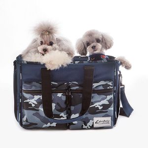 Carrier Pet Dog Cat Carrier Bag Pet Travel Axel Bag Camouflage Comfort Handväska
