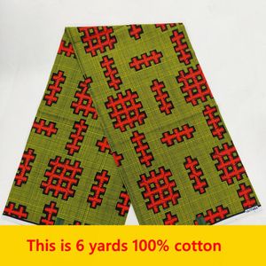 Tkanina gorąca wyprzedaż Ankara nadruki woskowe szycie afrykańska sukienka tissu Patchwork Making Craft loincloth 100% bawełniany oryginalny tkanina woskowa