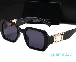 Bikini-Set, Damen-Designer-Sonnenbrille, sechseckige Sonnenbrille, Brille, rechteckige Schutzbrille, Farben optional, Damen-Sonnenbrille, schwarzes Etui, Sonnenbrillendfsp