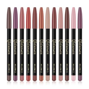 Läppglans makeupverktyg Vattenproof Lip Lipstick Kit Modify Line Pencils Trädräkt 231128