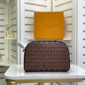 2022 Designer di donne Fashion Damier Borse Cosmetic Borse Organizzatore famoso sacche da viaggio per sacchetti da viaggio per campeggio da viaggio Organizzatore di clutch da donna da toiltri343j