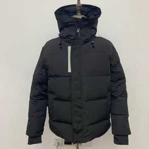 Aşağı Parka Erkek Ceket Kanada Kış Veste Ceket Homme Açık Jassen Street Giyim Dış Giyim Büyük Kürk Kapşonlu Fourrure Mantau Sıcak Ceket Hiver Parkas XS-3XL