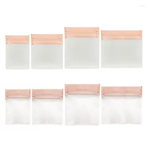 Storage Boxes Set Of 50 Transparent/Dull Polish Jewelry Pouches Accessories Safe Keeping Bags For Storing And Transporting Small Items