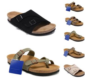 Tory Designer Sandals For Women Mens Oil wax skin Leather Sandal Birk sandale Flip Flops Thongs Slippers Woman Man Scuffs Mules Su6389429