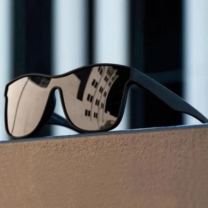 Sunglasses 2023 Square Polarized Men Women Fashion Male Sun Glasses Brand Design One-piece Lens Shades UV400