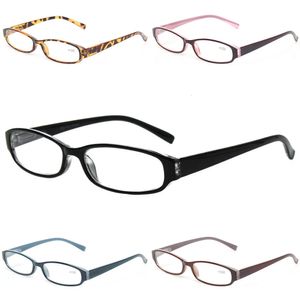 Solglasögon ramar Henotin Reading Glasses Spring Hinge Fashion Men Women Oval Frame Recept Reader Eyeglasses Decorative Diopter Eyewear 231127