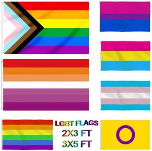 DHL 150x90cm Regenbogenfahnen Lesbenfahnen LGBT-Flagge Polyester Bunte Fahne Outdoor-Fahne Homosexuelle Fahnen GG0428