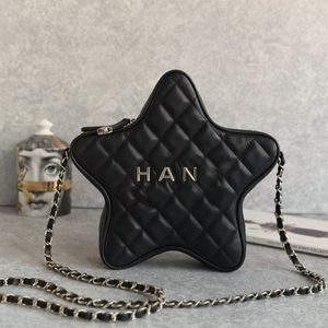 24C STAR SPRING START STAR BAG VISTER Luxury Designer Fashion Fashion Bags Womans Womans Hand Handbags Classic Flap Sheepeskin with Palm Pattern Counter Sling