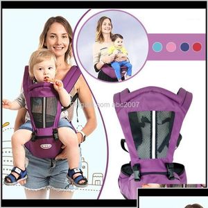 Marsupi, Zaini a tracolla Marsupi Zaini a tracolla Equipaggiamento di sicurezza Neonati Bambini Maternità Nato Marsupio Canguro Bambino Sling Wrap Portab Dhnnm