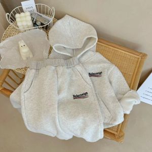 Set di vestiti per neonato di marca Autunno Casual Abbigliamento per bambina Tute Completo per bambino Felpe + Pantaloni sportivi Set per bambini primaverili