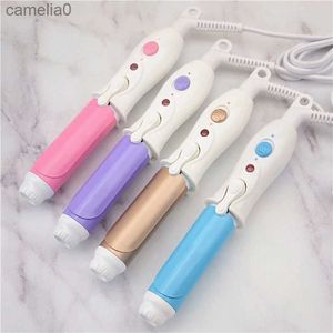 Hair Curlers Straighteners 110-240V Portable Travel Electric Mini Hair Curler Curling Iron Fast Small Tourmaline Ceramic Wavy Tong Hair Styling ToolL231222