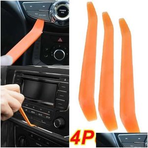 Car Badges Plastic Dismantly Tool Radio Door Clip Panel Trim Dash O Removal Pry Bar Portable Conversion Repairing Crowbar Drop Deliver Dhgjn