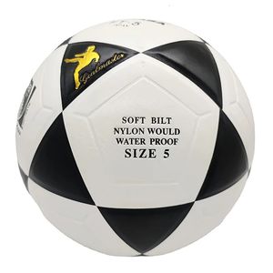 Balls High Quality FT5 Soccer Ball League PVU Football Sport Mål Size 5 Outdoor Training Voetbal 231128