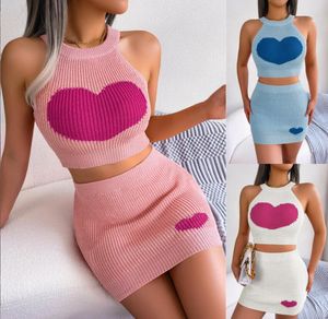 Women's Set 2023 Summer Fashion Open navel Top Wrap Hip Dress Set Dress Set Women's Dress Women's Two Piece Dress