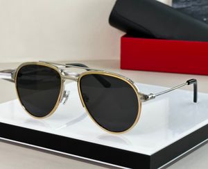 Gold Silver Pilot Sunglasses Men Fashion Glasses gafas de sol Designers Sunglasses Shades Occhiali da sole UV400 Eyewear with Box