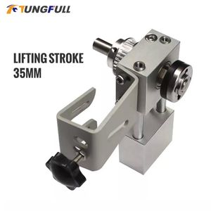 Joiners DIY Woodworking Cutting Polishing Unpowered Spindel Small Table Saw Accessoarer Set Mini Table Saw Lifting Spinle Assembly