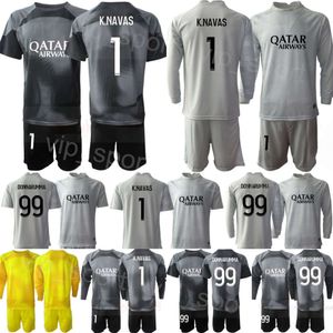 Club Team Portiere Giovanile Gianluigi Donnarumma Maglie Calcio 22-23 Set Manica lunga Keylor Navas Sergio Rico Nicolas Douchez Alphonse Areola Maglia da calcio BaLi