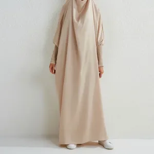 Etniska kläder Kvinnors Abaya stor storlek Löst Mellanöstern Arabiska mantel Turkiska klänningar Muslimska arabiska kaftan