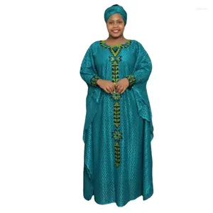 Ethnic Clothing Embroidery Traditional Dashiki African Dresses For Women Plus Size Boubou Robe Africaine Femme Kaftan Maxi Dress Africa