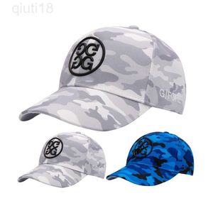 Ball Caps 2023 new G4 camouflage golf hat outdoor sports sun visor golf hat men's baseball cap Y23