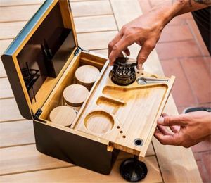 Premium Bamboo Storage Chest Storage box with movable pallets