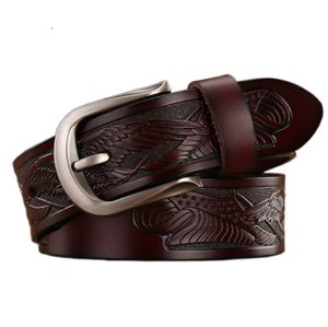 Cintura di design classico caldo per uomo Cinture da uomo di lusso famose Cintura in vita maschile Cintura in vera pelle con aquila