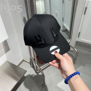 Desgienr Hat Hat Breathable Sport Baseball Cap shopping Walking Street Charm Casquette Solid Black com letras brancas equipadas com chapéus de moda Acessórios de moda PJ087 B23