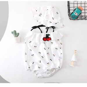 Clothing Sets Ins2023 Summer New Line Baby Clothes Romper Sleeveless One Piece Creeper