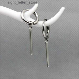 Stud Male new design tide male ear nail rock personality earrings hip hop punk men's earrings rock Stainless Steel earrings boys YQ231128