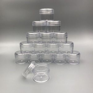30 ml przezroczysty plastikowy kosmetyczny pojemnik na próbki 30 g jar garnek mały pusty kemping