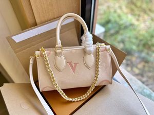 23SS Women Luksusowy projektant torby torba skórzana skórzana łańcuch Crosser Crossbody ODPOWIEDZINY