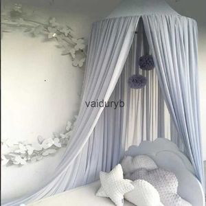 Crib Netting Chiffon Baby Room Decoration Hung Dome Mosquito Net Kids Bed Curtain Canopy Round Tent Photography Props 240cmvaiduryb