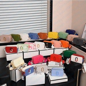 Color blocking shoulder straps Camera Bag designer bag Handbag Women Wide Strap Shoulder Bag Fashion luxury leather Italic Flash Purse High Texture Mini Mark Bag