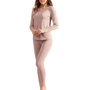 Damen-Thermounterwäsche, warme Thermo-Kleidung, atmungsaktiv, aus Samtstoff, Nachtwäsche für Damen, Winter, lang, Thermo-Dessous, schmale Passform, Damen-Pyjamas, Anzüge 231127