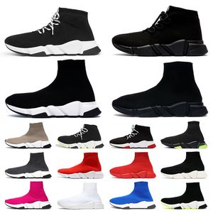 sock shoes designer socks running sneakers men women graffiti all blacks white pink clear sole balencaigas shoes volt luxury mens trainers outdoor dghate