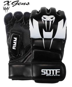 Adulti MMA Serpente velenoso Guanti da boxe multicolori MMA Tiger Muay Thai Guanti Muay Thai Boxe Lotta Guanto Sanda pad box5938493